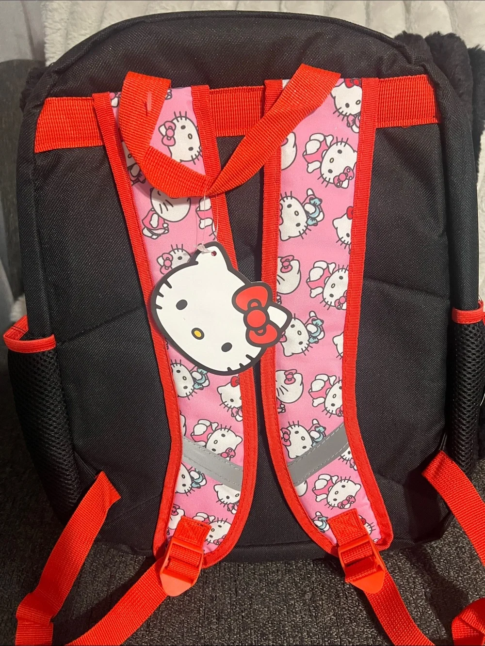Hello Kitty Pink women  Backpack with Sequins